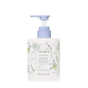 imageThymes Large Replenishing Body Lotion  Moisturizing Body Lotion for Dry Skin  Scented with Notes of Eucalyptus Oil Lemon Petitgrain Bergamot Lemongrass ampamp Lush Fir Eucalyptus 16 fl ozLavender