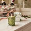 imageThymes Frasier Fir Candle  Frosted Plaid Collection  Green ampamp White Glass Jar Design  Scented Candles for Home Decor  Notes of Crisp Siberian Fir Cedarwood ampamp Sandalwood Votive 2 oz65 oz