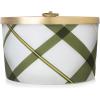 imageThymes Frasier Fir Candle  Frosted Plaid Collection  Green ampamp White Glass Jar Design  Scented Candles for Home Decor  Notes of Crisp Siberian Fir Cedarwood ampamp Sandalwood Votive 2 oz18 Oz