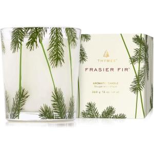 imageThymes Frasier Fir Pine Needle Candle  Holiday Candles for Home Scented with Notes of Crisp Siberian Fir Cedarwood ampamp Sandalwood  Christmas Decor  Christmas Gifts for Women ampamp Men 2 oz13 oz