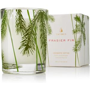 imageThymes Frasier Fir Pine Needle Candle  Holiday Candles for Home Scented with Notes of Crisp Siberian Fir Cedarwood ampamp Sandalwood  Christmas Decor  Christmas Gifts for Women ampamp Men 2 oz2 oz