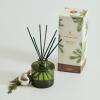 imageThymes Frasier Fir Reed Diffuser Set  Includes Reeds Fragrance Oil and Frosted Glass Bottle  Fragrance Oil Diffuser  Room Fresheners  Luxury Home Decor  Green ampamp Clear Pine Needle 4 fl ozDeep Green