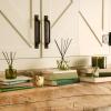 imageThymes Frasier Fir Reed Diffuser Set  Includes Reeds Fragrance Oil and Frosted Glass Bottle  Fragrance Oil Diffuser  Room Fresheners  Luxury Home Decor  Green ampamp Clear Pine Needle 4 fl ozPine Needle