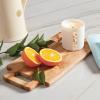 imageThymes Lemon Leaf Candle  8 Oz  Scented Candle for a Fresh Home Fragrance  Aromatherapy Candle in Glass Jar  Matte White JarMandarin Coriander