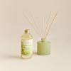 imageThymes Petite Reed Diffuser Set  Includes Rattan Wood Sticks Fragrance Oil ampamp Glass Bottle  Home Fragrance Oil Diffuser  Luxury Home Decor  Guest Bathroom Essentials Washed Linen 4 fl ozEucalyptus