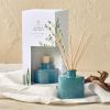 imageThymes Petite Reed Diffuser Set  Includes Rattan Wood Sticks Fragrance Oil ampamp Glass Bottle  Home Fragrance Oil Diffuser  Luxury Home Decor  Guest Bathroom Essentials Washed Linen 4 fl ozCyprus Sea Salt