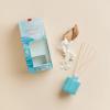 imageThymes Petite Reed Diffuser Set  Includes Rattan Wood Sticks Fragrance Oil ampamp Glass Bottle  Home Fragrance Oil Diffuser  Luxury Home Decor  Guest Bathroom Essentials Washed Linen 4 fl ozAqua Coralline