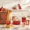 imageThymes Scented Candles for Home Decor  Luxury Home Fragrance Gifts for Women ampamp Men  Fall Candles with Warm Notes of Apple Clove ampamp Cardamom  Rose Gold Votive Simmered Cider 2 ozSimmered Cider