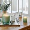 imageThymes Scented Candles for Home Decor  Luxury Home Fragrance Gifts for Women ampamp Men  Fall Candles with Warm Notes of Apple Clove ampamp Cardamom  Rose Gold Votive Simmered Cider 2 ozHighland Frost