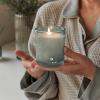 imageThymes Scented Candles for Home Decor  Luxury Home Fragrance Gifts for Women ampamp Men  Fall Candles with Warm Notes of Apple Clove ampamp Cardamom  Rose Gold Votive Simmered Cider 2 ozHighland Frost