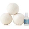 imageThymes Wool Dryer Balls Set  Includes 3 Wool Laundry Balls  1 Scented Laundry Fragrance Oil for Dryer  Eliminate Wrinkles Static ampamp Lint Frasier Fir 05 fl ozWashed Linen