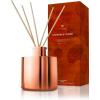 imageThymes Petite Oil Reed Diffuser Set  Includes Reed Diffuser Sticks Fragrance Oil ampamp Glass Bottle  Luxury Home Decor  Fall Decor  Fall Scents  Rose Gold Simmered Cider 4 fl ozSimmered Cider