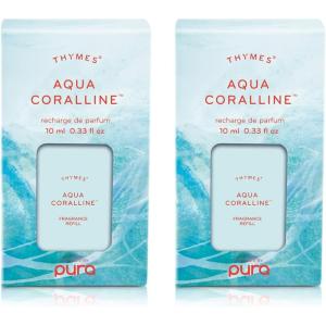 imageThymes Aqua Coralline Pura Smart Home Plugin Diffuser Refills  Pack of 2Aqua Coralline