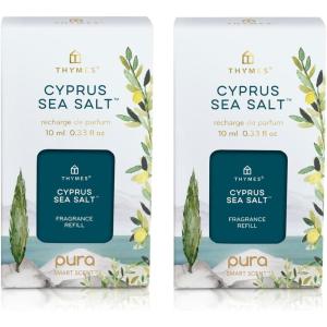 imageThymes Aqua Coralline Pura Smart Home Plugin Diffuser Refills  Pack of 2Cyprus Sea Salt