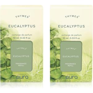 imageThymes Aqua Coralline Pura Smart Home Plugin Diffuser Refills  Pack of 2Eucalyptus