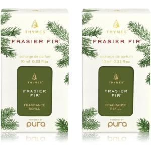imageThymes Aqua Coralline Pura Smart Home Plugin Diffuser Refills  Pack of 2Fraiser Fir