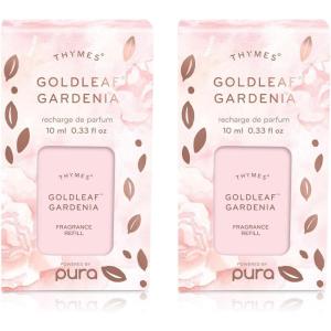 imageThymes Aqua Coralline Pura Smart Home Plugin Diffuser Refills  Pack of 2Goldleaf Gardenia