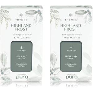 imageThymes Aqua Coralline Pura Smart Home Plugin Diffuser Refills  Pack of 2Highland Frost