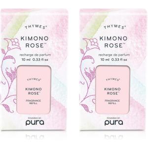 imageThymes Aqua Coralline Pura Smart Home Plugin Diffuser Refills  Pack of 2Kimono Rose