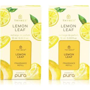imageThymes Aqua Coralline Pura Smart Home Plugin Diffuser Refills  Pack of 2Lemon Leaf