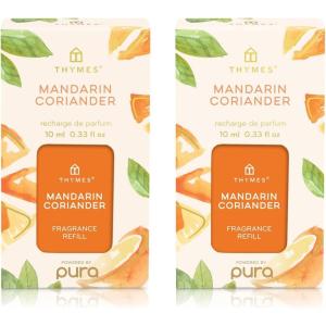 imageThymes Aqua Coralline Pura Smart Home Plugin Diffuser Refills  Pack of 2Mandarin Coriander