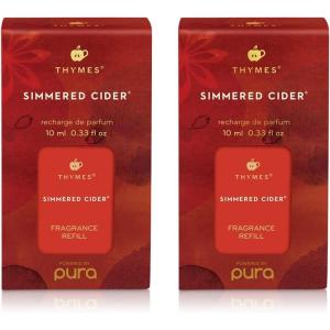 imageThymes Aqua Coralline Pura Smart Home Plugin Diffuser Refills  Pack of 2Simmered Cider
