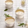 imageThymes Aromatic Jar Candle  Eucalyptus Scented Candle for a Fresh Home Fragrance  Luxury Aromatherapy Candle  Single Wick Glass Candle  Matte White Candles 75 ozEucalyptus