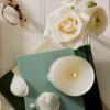 imageThymes Aromatic Jar Candle  Goldleaf Scented Candle for a Floral Home Fragrance  Matte White Candles 75 ozGoldleaf