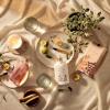 imageThymes Aromatic Jar Candle  Goldleaf Scented Candle for a Floral Home Fragrance  Matte White Candles 75 ozSienna Sage