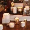 imageThymes Frasier Fir Candle  Gilded Collection  Wood Grain Ceramic Design with 24Karate Gold Rim  Mountain Fresh Fragrance  Elegant Winter Candle Scents  Gifts for Women ampamp Men 3Wick 20 ozFrasier Fir