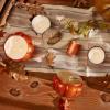 imageThymes Pumpkin Laurel Statement Large Candle  Fall Scented Candle with Notes of Nutmeg Cinnamon Clove Pumpkin and Orange Peel  Luxury Home Fragrance  Burnt Orange PumpkinShaped 15 oz