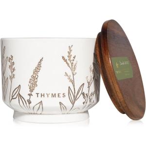imageThymes Citronella Grove  Outdoor Citronella Candles for Patio with Scent Notes of Olive Leaf ampamp Lemongrass  Backyard Essentials  Decorative Citronella Candles Outdoor Decor Medium 10 oz10 oz