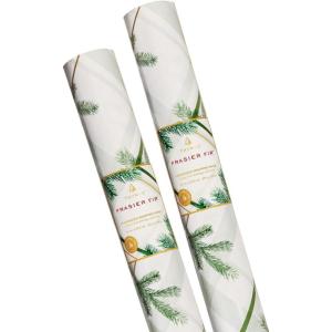 imageThymes Frasier Fir Frosted Plaid Fragranced Wrapping Paper