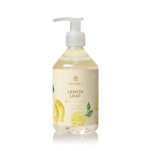 imageThymes Hand Wash  Moisturizing Hand Soap Dispenser with Pump  Skin Care  Hydrating Liquid Soap Scented with Notes of Dewy Leaves Lily of the Valley Lemon Verbena ampamp Bergamot Lemon Leaf 9 fl ozLemon Leaf