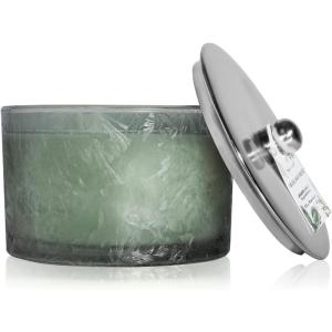 imageThymes Highland Frost Large 3 Wick Candle  Scented Candles with Crisp Notes of Sage Eucalyptus ampamp Cypress Needles  Luxury Home Fragrance Gifts for Women ampamp Men  SageGreen 18 oz