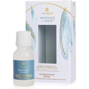 imageThymes Washed Linen Laundry Fragrance Oil for Dryer  Scented Laundry Supplies 05 fl oz