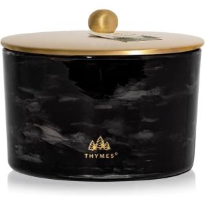 imageThymes Large 3 Wick Candle  Holiday Candles for Home Decor  Luxury Home Fragrance Gifts for Women ampamp Men  Notes of Fresh Evergreen Smoky Wood ampamp Amber Noir Woods 18 oz
