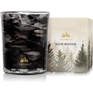 imageThymes Scented Candles for Home Decor  Luxury Home Fragrance Gifts for Women ampamp Men  Winter Candles  Boxed Votive with Notes of Fresh Evergreen Smoky Wood ampamp Amber Noir Woods 2 oz