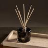 imageThymes Petite Oil Reed Diffuser Set  Includes Reeds Fragrance Oil ampamp Glass Bottle  Luxury Scent Diffusers for Home Decor Fresh Evergreen Smoky Wood ampamp Golden Amber Noir Woods 4 fl oz