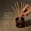 imageThymes Petite Oil Reed Diffuser Set  Includes Reeds Fragrance Oil ampamp Glass Bottle  Luxury Scent Diffusers for Home Decor Fresh Evergreen Smoky Wood ampamp Golden Amber Noir Woods 4 fl oz