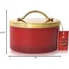 imageThymes Simmered Cider Harvest Red 4Wick Candle  Warm ampamp Spicy Scented Candle with Notes of Freshly Pressed Apple Clove ampamp Cardamom  Luxury Home Fragrance  Fall Decor  Red with Gold Lid 21 oz