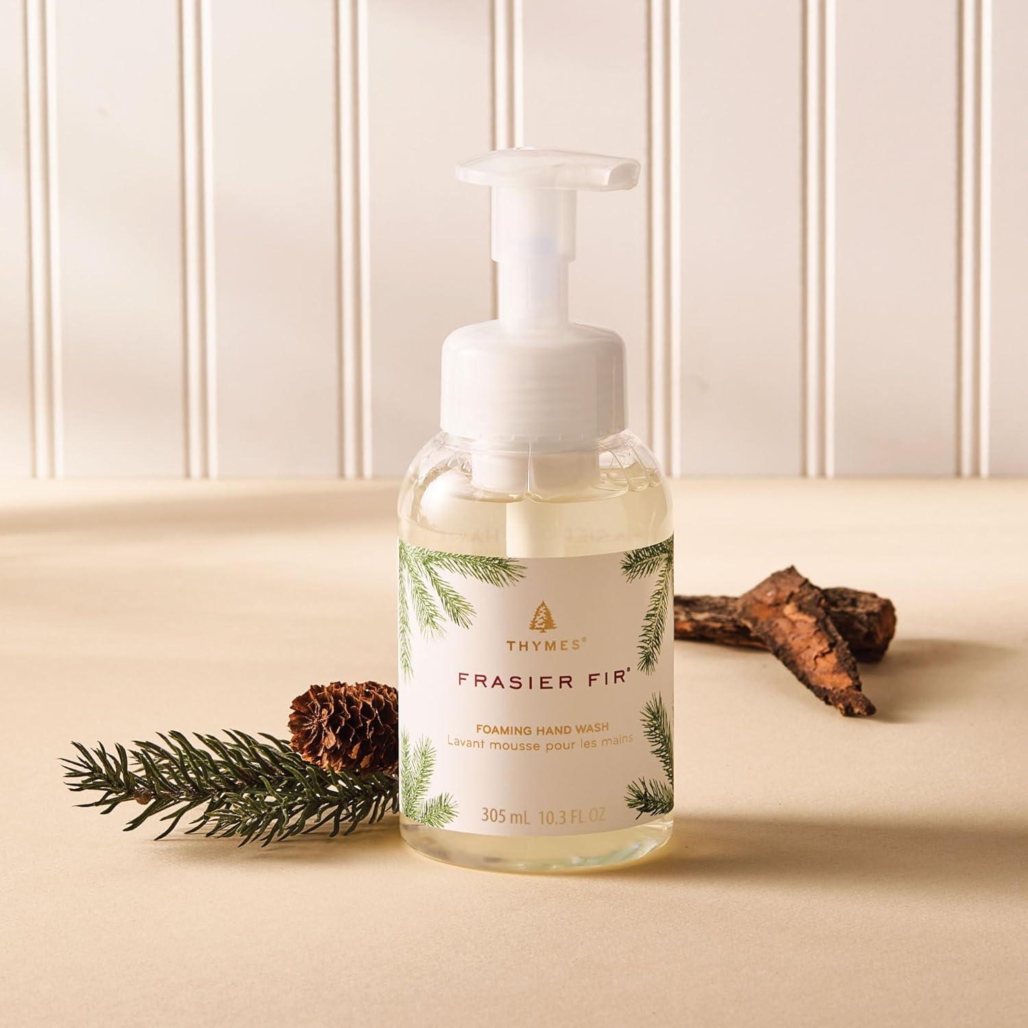 imageThymes Foaming Hand Wash with Aloe ampamp Glycerin  Foaming Hand Soap with Pump  Kitchen or Bathroom Decor  Pine Soap with Notes of Crisp Siberian Fir Cedarwood ampamp Sandalwood Frasier Fir 103 fl oz