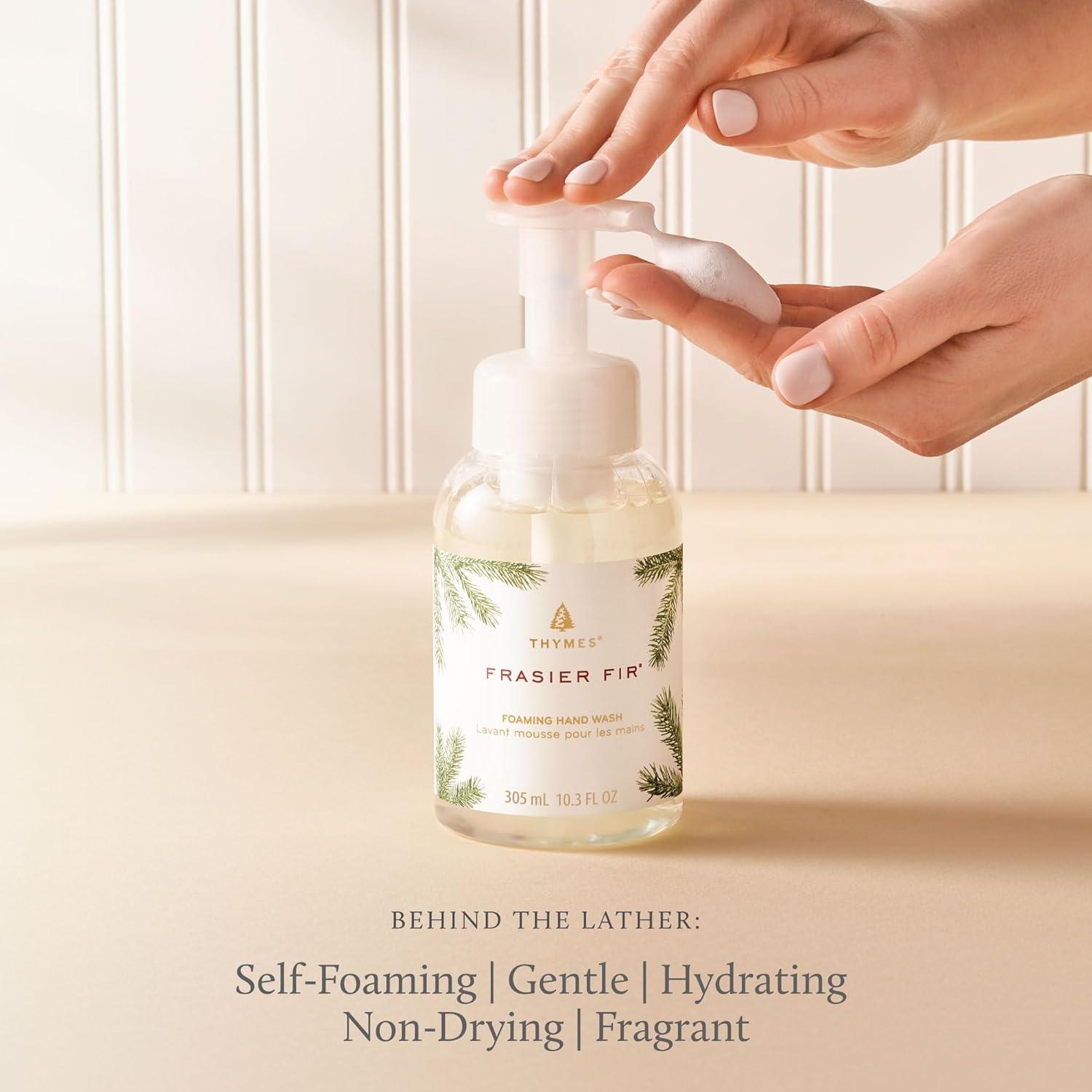 imageThymes Foaming Hand Wash with Aloe ampamp Glycerin  Foaming Hand Soap with Pump  Kitchen or Bathroom Decor  Pine Soap with Notes of Crisp Siberian Fir Cedarwood ampamp Sandalwood Frasier Fir 103 fl oz