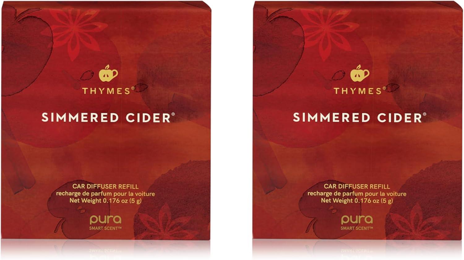 imageThymes Simmered Cider Pura Car Diffuser Refills  2 pack