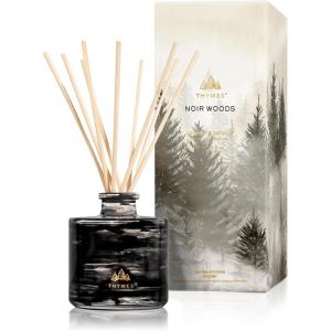 imageThymes Petite Reed Diffuser Set  Includes Rattan Wood Sticks Fragrance Oil ampamp Glass Bottle  Home Fragrance Oil Diffuser  Luxury Home Decor  Bedroom Decor Sienna Sage 4 fl ozNoir Woods