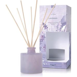 imageThymes Petite Reed Diffuser Set  Includes Rattan Wood Sticks Fragrance Oil ampamp Glass Bottle  Home Fragrance Oil Diffuser  Luxury Home Decor  Bedroom Decor Sienna Sage 4 fl ozLavender