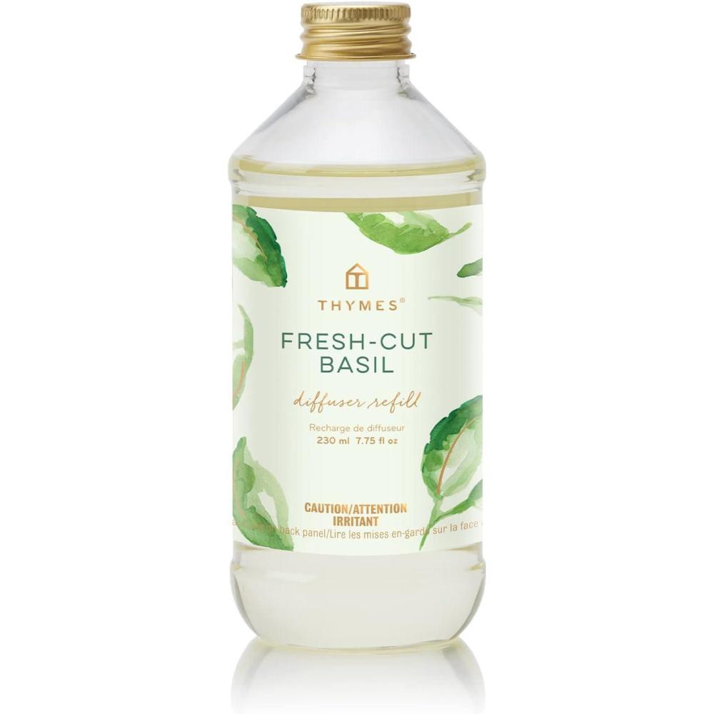 imageThymes Reed Diffuser Oil Refill  Room Fragrance Oil  Flameless Home Fragrance  Highland Frost  775 OzFreshCut Basil