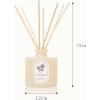 image:imageThymes Petite Oil Reed Diffuser Set  Includes Reeds Fragrance Oil amp Glass Bottle  Luxury Scent Diffusers for Home Decor Soft Ceremony 4 fl ozDay Rise