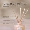 image:imageThymes Petite Oil Reed Diffuser Set  Includes Reeds Fragrance Oil amp Glass Bottle  Luxury Scent Diffusers for Home Decor Soft Ceremony 4 fl ozMorning Tide