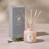image:imageThymes Petite Oil Reed Diffuser Set  Includes Reeds Fragrance Oil amp Glass Bottle  Luxury Scent Diffusers for Home Decor Soft Ceremony 4 fl ozMorning Tide